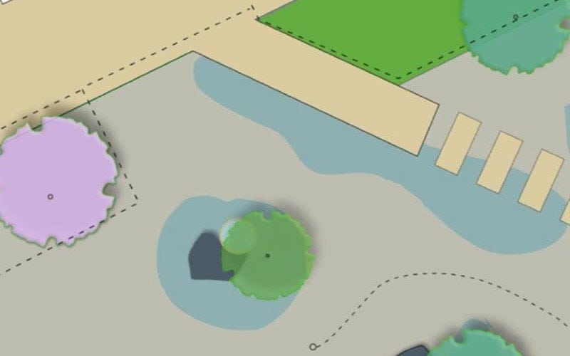 Garden design plans drawn by TF Landscaping.